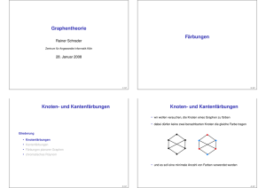 Knoten- und Kantenfärbungen