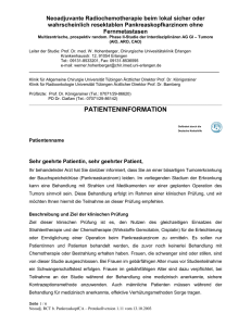 patienteninformation - Universität Tübingen