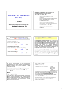 1 BIOCHEMIE des Stoffwechsels (772.113)