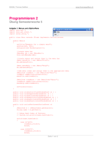 Programmieren 2 - ThomasGalliker.ch
