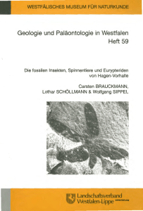Geologie und Paläontologie in Westfalen