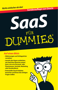 SaaS for Dummies (deutsch) - Cloud