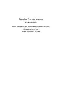 Operative Therapie benigner Adnextumoren