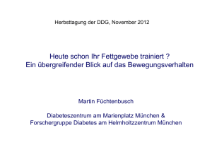 2. Körperliche Aktivität - Deutsche Diabetes Gesellschaft