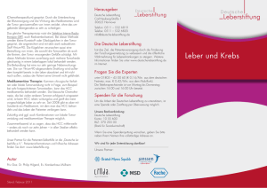 Leber und Krebs - Deutsche Leberstiftung