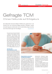 Gefragte TCM - Jürg Lendenmann