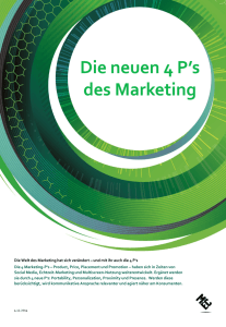 Die neuen 4 P`s des Marketing - MEC Agentur für Mediaplanung