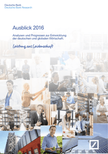 Ausblick 2016 - Deutsche Bank