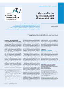 Austrian Assessment Report Climate Change 2014