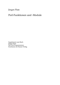 Perl-Funktionen und - Carl Hanser Verlag