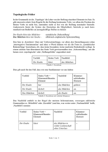 Topologische Felder