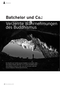 Batchelor und Co.: Verzerrte Wahrnehmungen des Buddhismus