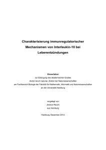 Charakterisierung immunregulatorischer Mechanismen von