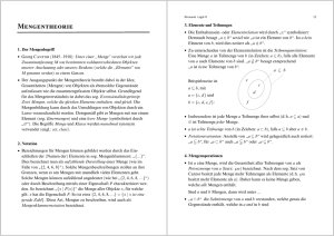 Mengentheorie - Institut für Philosophie Bonn