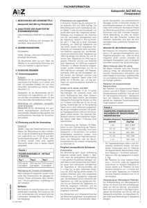 Gabapentin AbZ 800 mg Filmtabletten - AbZ