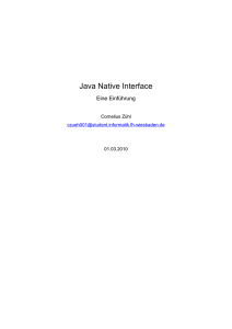 Java Native Interface