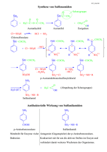 Synthese von Sulfonamiden Antibakterielle