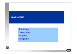 JavaBeans - System Software