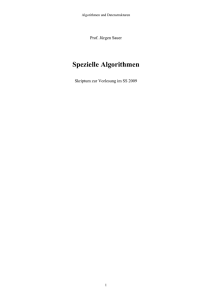 Spezielle Algorithmen - oth