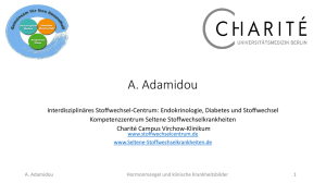 A. Adamidou - Interdisziplinäres Stoffwechsel