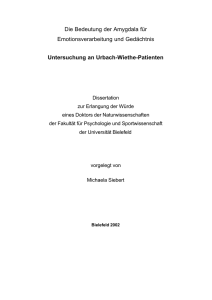 Untersuchung an Urbach-Wiethe