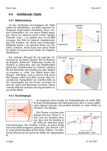 6.4 Abbildende Optik