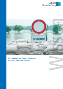 Informationen zum Thema „Hochwasser“