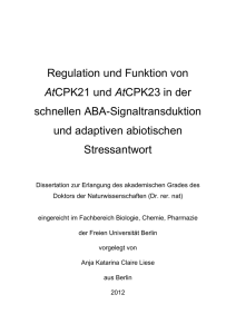 AtCPK21 - FU Dissertationen Online / Mycore 2.0.2