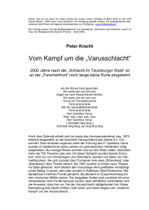 2000 Jahre Varusschlacht - VHS Kamen