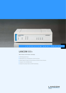 lancom 800+ - SCS Concept