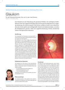 Glaukom - Swiss Medical Forum