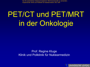 Onkologie - Klinik und Poliklinik für Nuklearmedizin