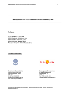 Management des transurethralen Dauerkatheter