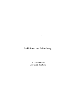 Buddhismus und Selbsttötung