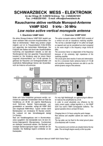 Datenblatt VAMP 9243