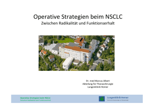 Operative Strategien beim NSCLC