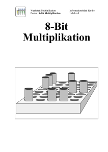 8-Bit Multiplikation