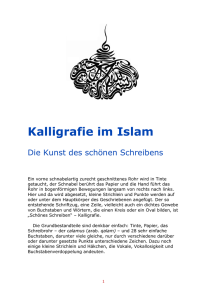 Kalligrafie im Islam - Andreas Ismail Mohr