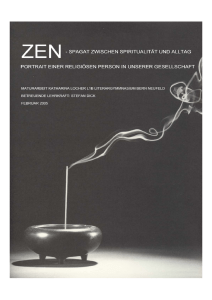 Zen – Spagat zwischen Spiritualität und Alltag