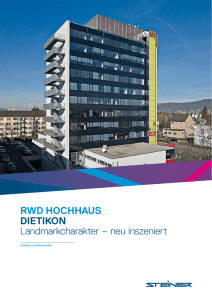 RWD HocHHaus Dietikon Landmarkcharakter – neu inszeniert