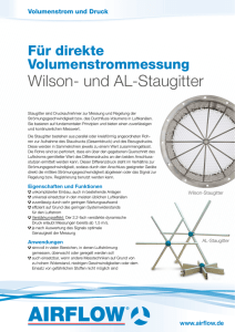 Wilson- und AL-Staugitter - AIRFLOW Lufttechnik GmbH