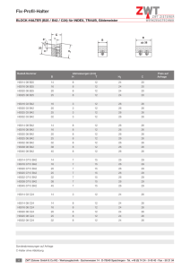 Fix-Profil-Halter