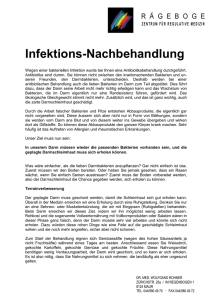 Infektions-Nachbehandlung - Raegeboge Zentrum fuer regulative