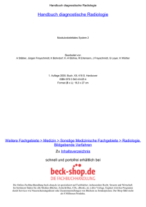 Handbuch diagnostische Radiologie - ReadingSample - Beck-Shop