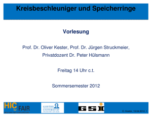Motivation - Prof. Dr. Oliver Kester