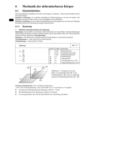 6 Mechanik der deformierbaren Körper