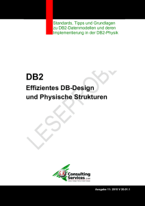 DB2 DB-Design und physische Strukturen