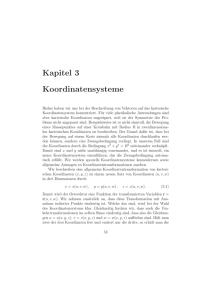 Kapitel 3 Koordinatensysteme