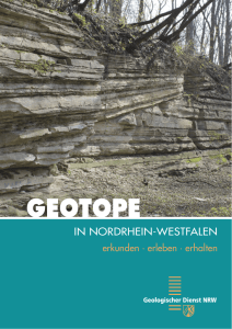 Geotope in NRW, Broschüre