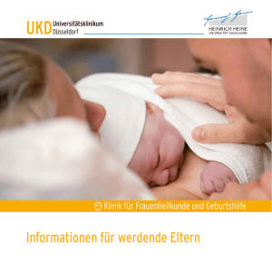 Informationsbrosch&uuml;re f&uuml;r werdende Eltern